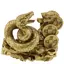 Statueta Feng Shui Sarpe incolacit cu trei monede chinezesti - 10cm