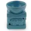 Vas aromaterapie din ceramica model elefant, albastru - 8cm