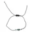 Bratara reglabila cu snur negru Malachit, 8mm