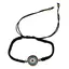 Bratara reglabila cu snur negru si Ochi protector, 19mm