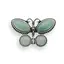 Brosa fluture cu Aventurin, 44mm