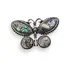 Brosa fluture cu Scoica Abalone, 44mm