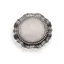 Brosa rotunda cu Cuart roz, 45mm
