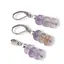 Set cercei cu agatatoare si pandantiv Ametrin discuri fatetate, 8-9mm