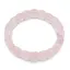 Bratara lata pe elastic cu cristale naturale Cuart roz, bombata 14mm