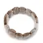 Bratara lata pe elastic cu cristale naturale Jasp, oval 21mm