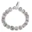 Bratara Howlit cuburi fatetate 8-9mm si Cristal de stanca sfere fatetate 2mm
