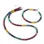 Set Bratara si Colier Rubin, Safir, Smarald discuri fatetate manual 5-6mm cu argint 925