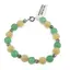 Bratara Aventurin, Jad olive sfere 8mm si Roca vulcanica argintie sfere 5mm