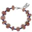 Bratara Aventurin rosu discuri fatetate 8-10mm si Lapis Lazuli trei discuri 3mm