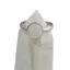 Inel reglabil Piatra lunii gri deschis, 8mm