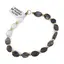 Bratara Iolith si Cristal de stanca neuniform 8-12mm cu bumbi aurii