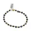 Bratara Sodalit 5mm si Turmalina neagra 4mm cu bumbi aurii