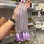 Sirag discuri fatetate Ametist lavanda 8-9mm, 20cm