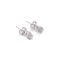 Cercei cu surub si montura picatura din argint 925, Perle de cultura 6mm x 4mm