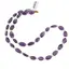 Colier Ametist oval neregulat si sfere, 3-13mm