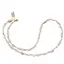 Colier Cuart fumuriu oval neregulat, 5-8mm