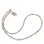 Colier Labradorit sfere 3mm si Cuart fumuriu oval neregulat 5-7mm