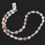 Colier mix Piatra Lunii oval fatetat si Ametist lavanda sfere, 3-12mm