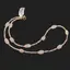 Colier Piatra Lunii piersica oval neregulat 10-12mm si Citrin sfere 4mm