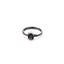 Inel din argint 925, model subtire cu cristal natural oval - Ametist masura 54
