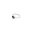 Inel din argint 925, model subtire cu cristal natural rotund - Ametist masura 56