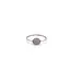 Inel din argint 925, model subtire cu cristal natural rotund - Piatra lunii masura 56