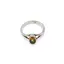 Inel din argint 925, model despicat cu cristal natural - Peridot masura 54