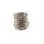 Inel din argint 925, statement cu model impletit si design curbat - masura 60