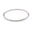 Bratara din argint 925 fixa cu inchizatoare, model dreptunghi gravat, 4mm