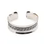 Bratara din argint 925 fixa, model lat grecesc, 21mm