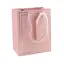 Punga pentru cadou dreptunghiulara roz, 15x12cm