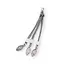 Accesoriu pandantiv din argint 925, model ciucuri impletiti cu terminatie marchiza filigran - 5,5cm