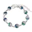 Bratara scoica abalone Yin Yang cu metal