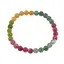 Bratara pe elastic Agat colorat sfere, 6mm