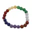 Bratara pe elastic cristalele celor 7 chakre sfere, 8mm