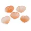 Selenit orange inima, 4-5cm