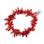 Bratara Coral rosu freeform pe elastic, 8-16mm