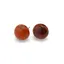 Cercei cu surub Carneol semisfere, 12mm