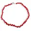 Colier Coral rosu flori 8mm