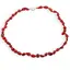Colier Coral rosu neuniform 8-10mm