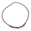 Colier Granat sfere 3mm si briolete 8mm