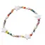 Bratara pe elastic cu cristale colorate si stele din Sidef, 3-10mm