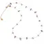 Colier cu Ametist chips si inox auriu, 5-8mm