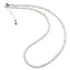 Colier perle de cultura albe neuniforme, 4mm