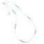 Colier perle si Turcoaz sfere fatetate, 2mm