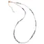 Colier Sodalit sfere fatetate 3mm si Hematit auriu 2mm