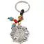 Breloc Feng Shui Amuleta cu nod mistic si cele 8 simboluri tibetane, 10cm