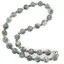 Colier Agat de copac mat sfere, 4-10mm