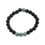 Bratara pe elastic Obsidian si Amazonit, 8mm